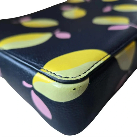 Kate Spade Margaux Lemons Convertible Crossbody Navy Blue Purse - Picture 11 of 11